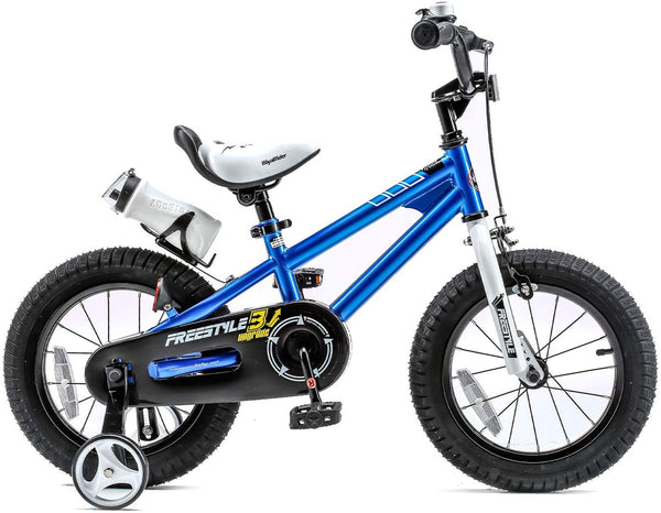 Royal Baby Kids Bike Freestyle BMX Bicycle with Training Wheels 14