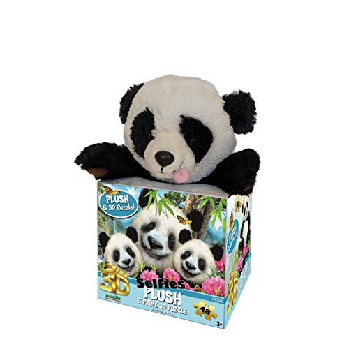 Puzzle 3D Puzzle with Plush -Howard Robinson Panda Selfie 48 pcs