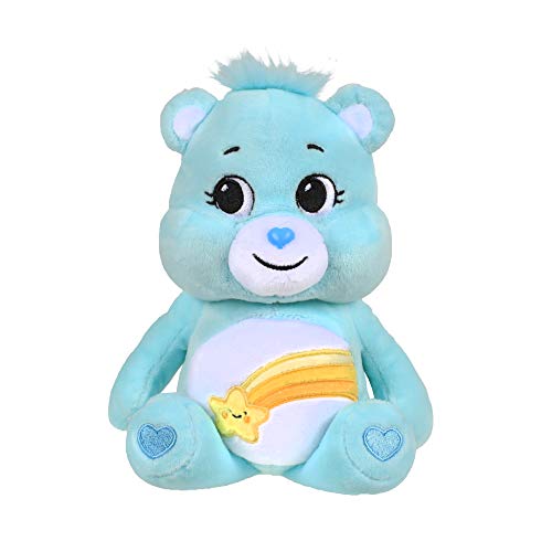 Care Bears 9 Inch Bean Plush Wish Bear, Collectable Cute Plush Toy, Cuddly Toys for Children