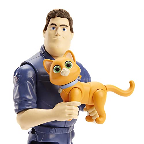 Mattel Disney Pixar Lightyear Buzz Lightyear & Sox Authentic Action Figure; 12 Posable Joints & Robot Cat Sox