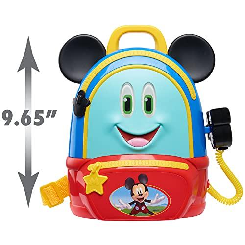Disney Junior Mickey Mouse Funhouse Adventures Backpack, 5 Piece Pretend Play Set - sctoyswholesale