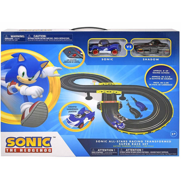 Sonic & Shadow RC Slot Car Set Race Set Vehicle