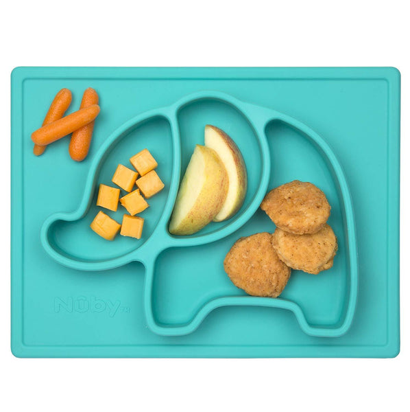 Nuuroo - Ester ear silicone placemat - Lead - LUXBABY
