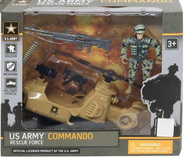 US Army Commando Rescue Force Play Set (Assort.) – StockCalifornia