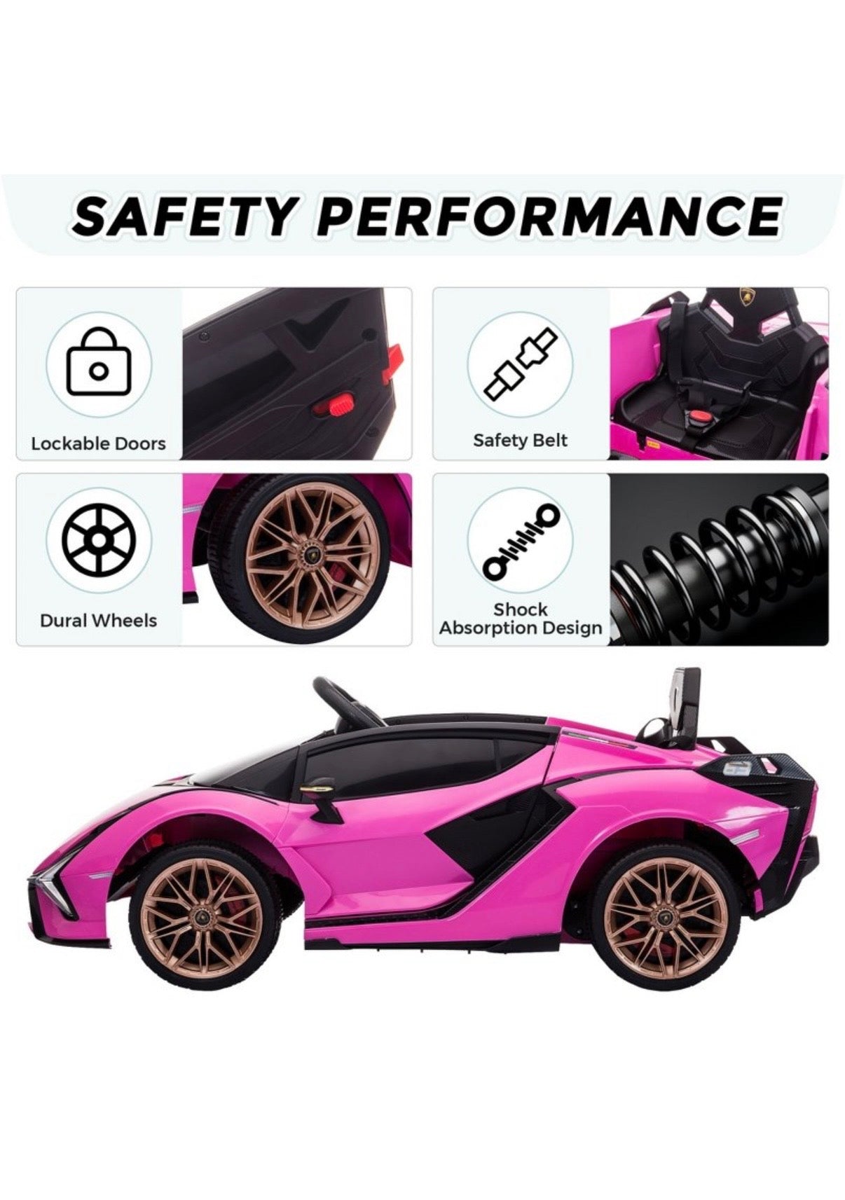 Lamborghini Sian 12V Electric Ride on Car