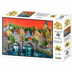 Prime 3D Puzzles The Village Miguel Freitas 3D Jigsaw Puzzle