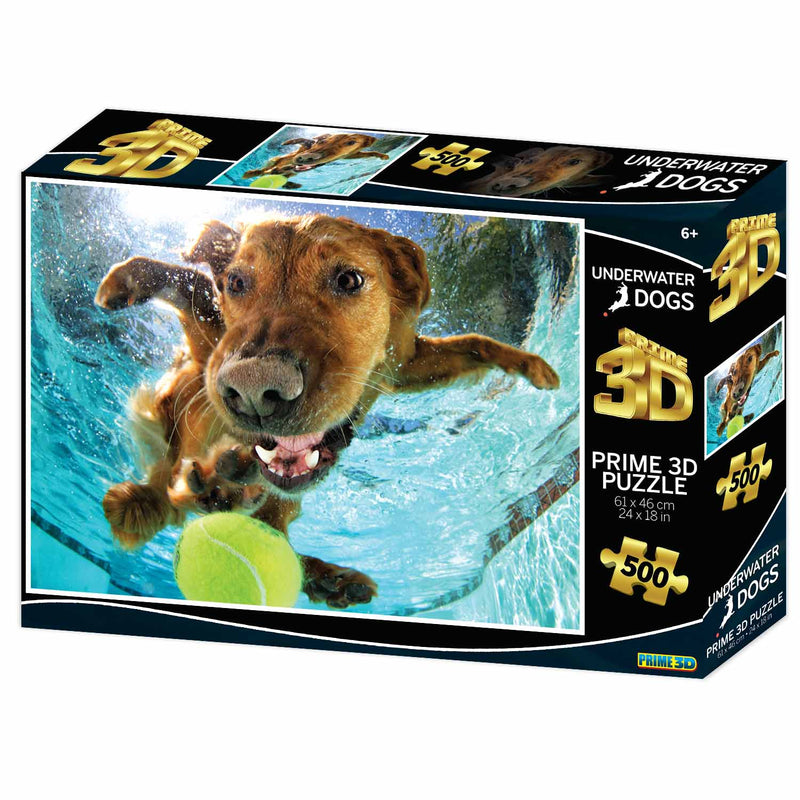 3D Puzzles, Underwater Dogs, 500 pcs