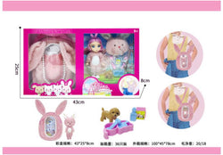 Plush Doll Bag Rabbit 6 Inch