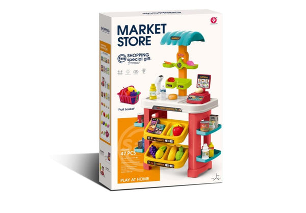 Tot Playset Supermarket Platform With Light And Sound