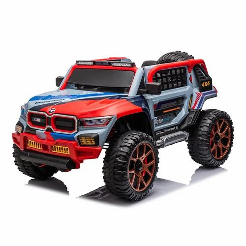 24V Kids Electric Ride on UTV, Kids Toys Car, EVA Wheel with Light, Leather Seat
