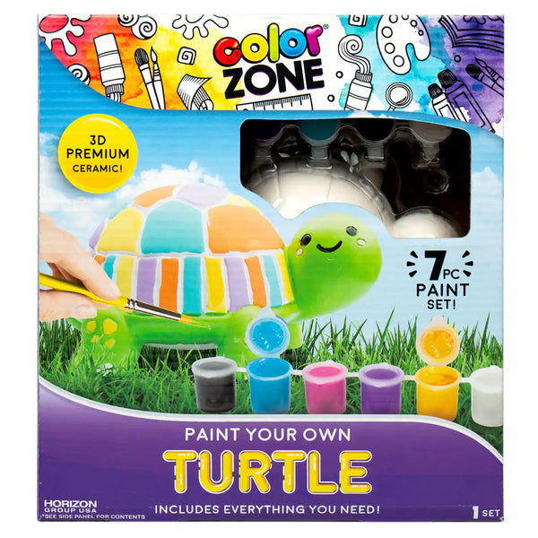 Color Zone Paint Your Own Turtle Kit