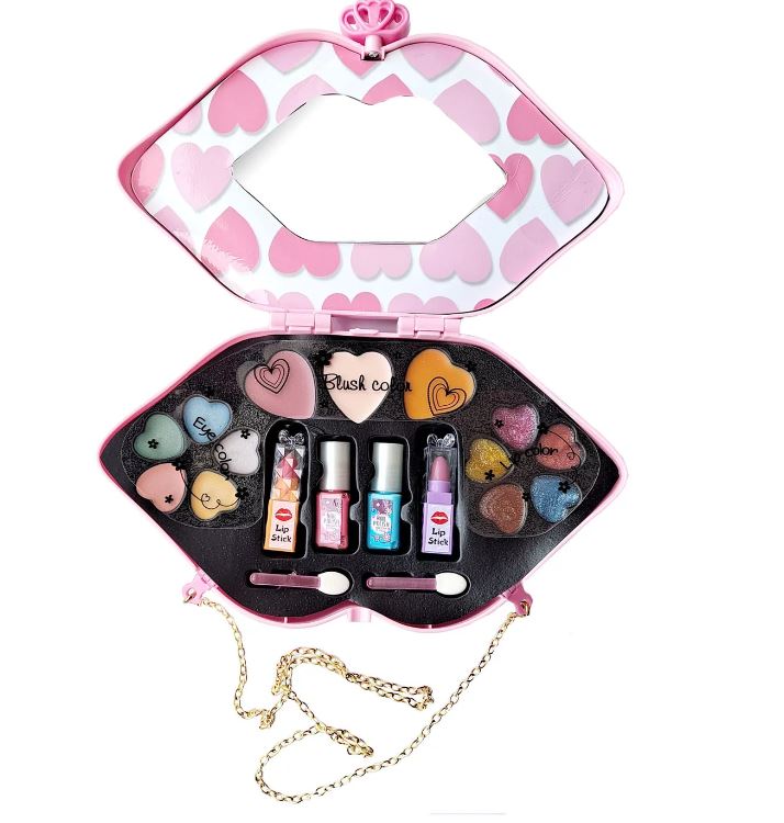 S&Li Cosmetics Lip Shape Handbag