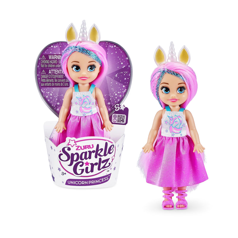 Zuru Sparkle Girlz 4.7 Unicorn Princess Cupcake Doll Single Assorted –  StockCalifornia