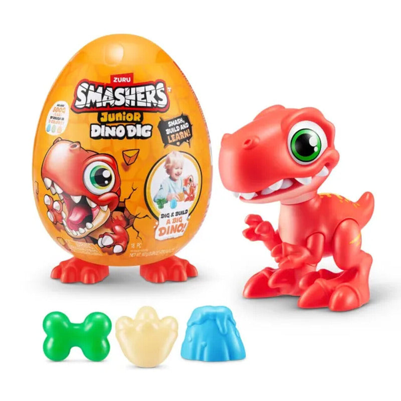 Smashers Junior Dino Dig Egg Small Assorted