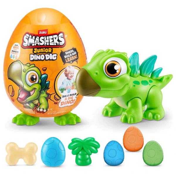 Smashers Junior Dino Dig Egg Small Assorted