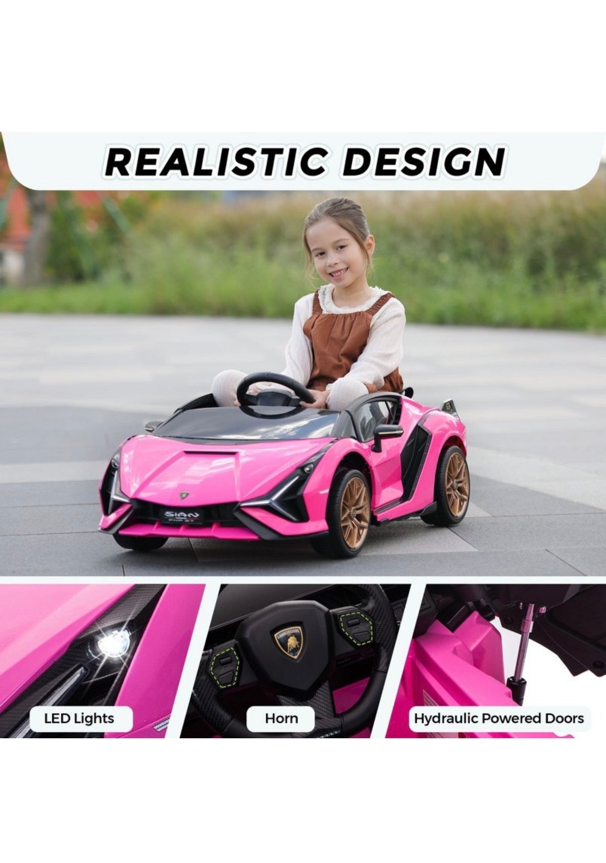 Lamborghini Sian 12V Electric Ride on Car