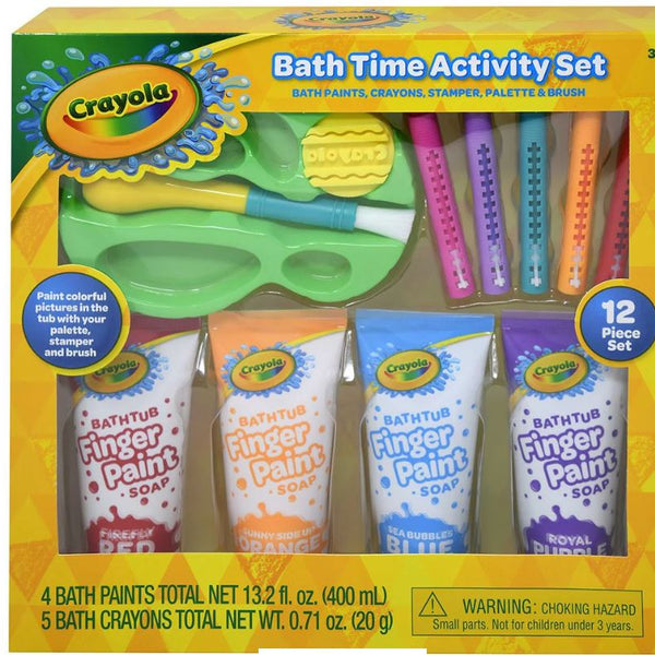 Bath Tub Paint Crayola Bathtub Fingerpaint Soap Set, Colors, 3oz