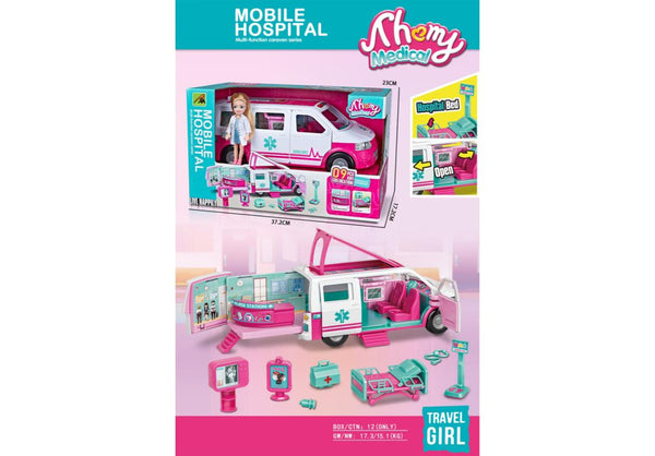 Children's Playset Mobile Hospital /Ambulance /