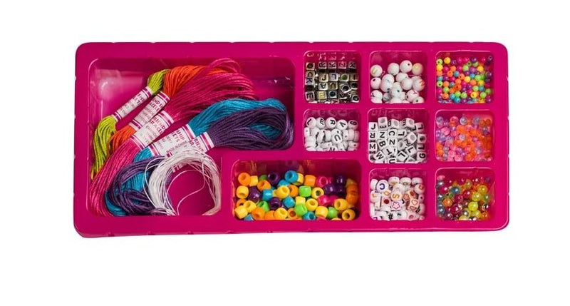 Cra-Z-Art Be Inspired ABC Fashion Bead Bracelet Studio, 700+ Multi-Color Beads