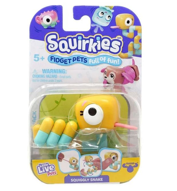 Little Live Pets Squirkies Squiggly Snake Figure, Style May Vary