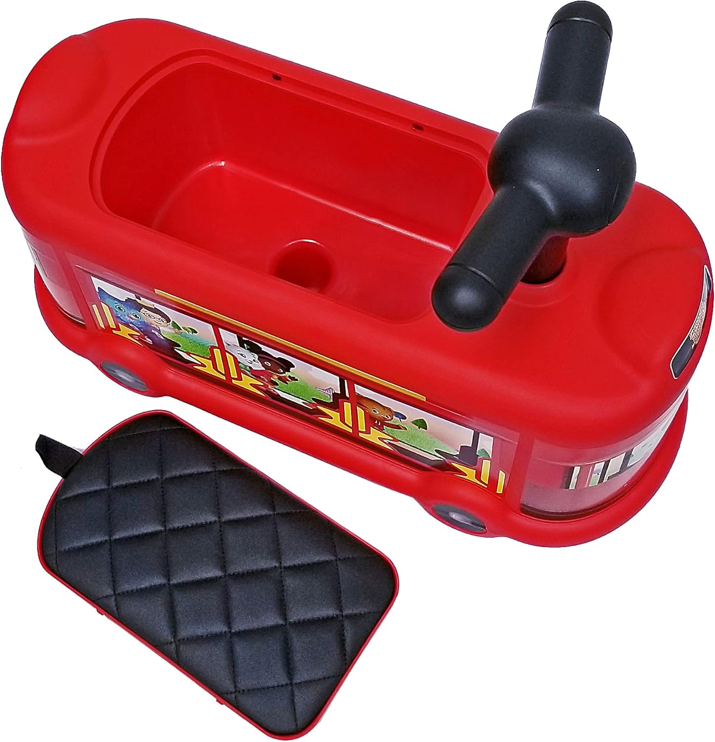 Best Ride On Cars Daniel Tiger's Trolley Push Car, Red