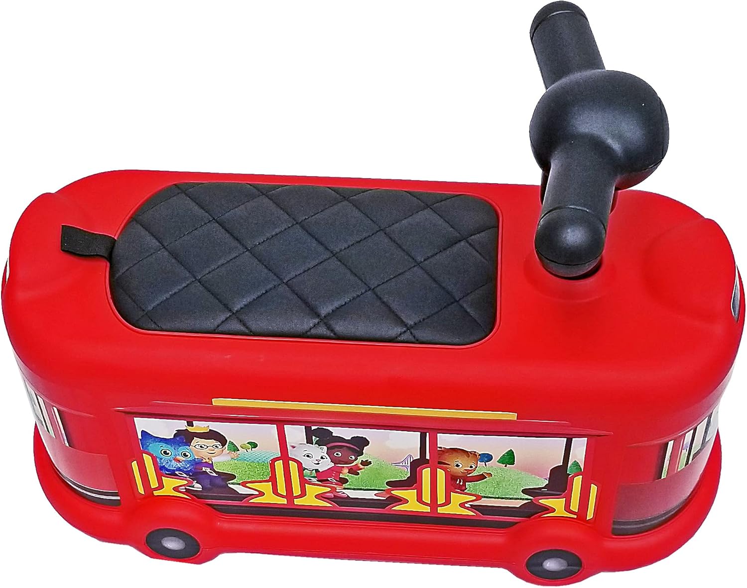 Best Ride On Cars Daniel Tiger's Trolley Push Car, Red