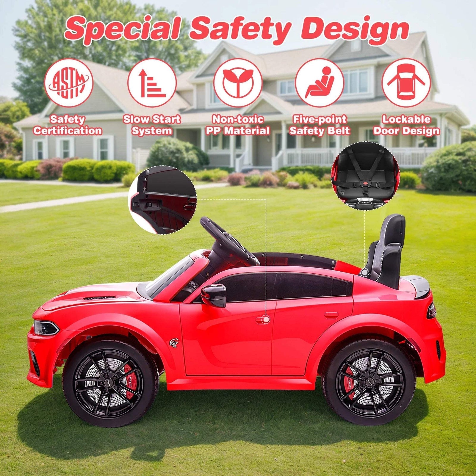 Dodge SRT 12V Children's Ride On Cars