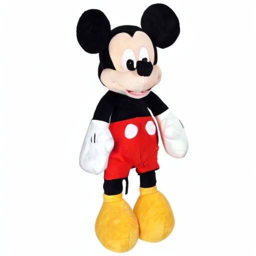 Disney Junior Mickey Mouse Jumbo 25-inch Plush Mickey Mouse, Stuffed Animals, Pretend Play, Kids Toys for Ages 2 Up