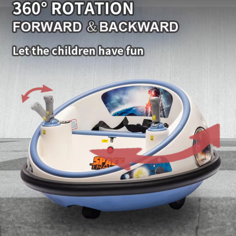 Bumper Car 12V, Ultimate 360 Spinning , Fun, Safe and Music-Filled Adventures For Kids