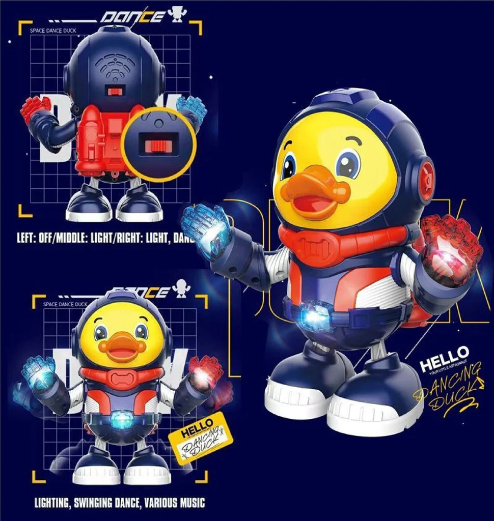 DANCING DUCK フライト&ライブカードセット Dancing Space Duck With Light And Music – StockCalifornia