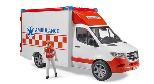 Bruder MB Sprinter Ambulance with Driver and Light + Sound Module