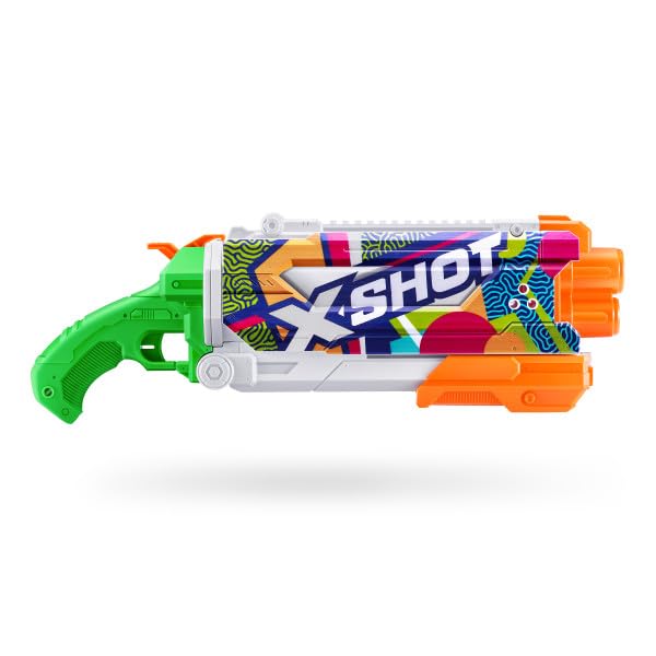 X-Shot Water Fast-Fill Skins Pump Action Water Blaster Ripple Water Camo by ZURU XShot Watergun (Fills with Water in just 1 Second!)