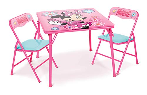 Minnie Mouse Kids Table & Chairs Set for Kid and Toddler 36 Months Up To 7 years