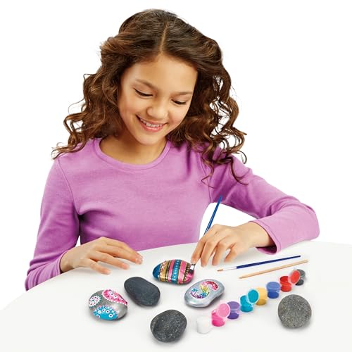 Cra Z Art Shimmer and Sparkle Metallic Madness Rock Art Crafts Kits (21 Piece)