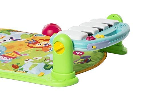 MooToys Kick and Play Newborn Toy with Piano for Baby 1 - 36 Month, Lay and Play, Sit and Play, Activity Toys, Play Mat Activity Gym for Baby