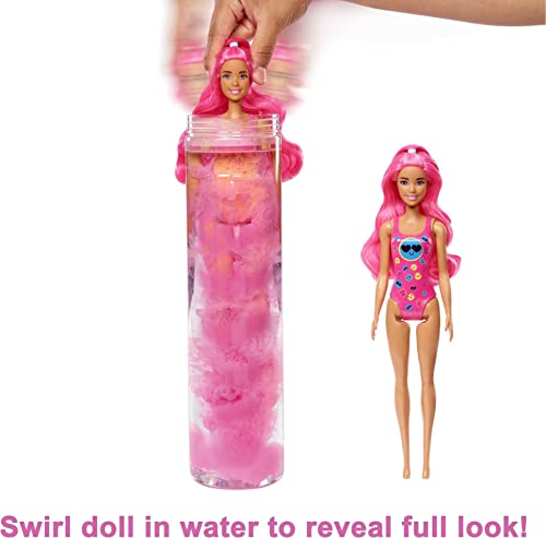 Barbie Color Reveal Doll & Accessories, Neon Tie-Dye Series, 7 Surprises, 1 Doll (Styles May Vary)