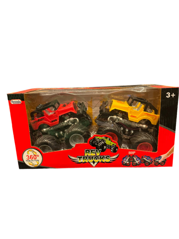 Toy Trucks With Spin Action