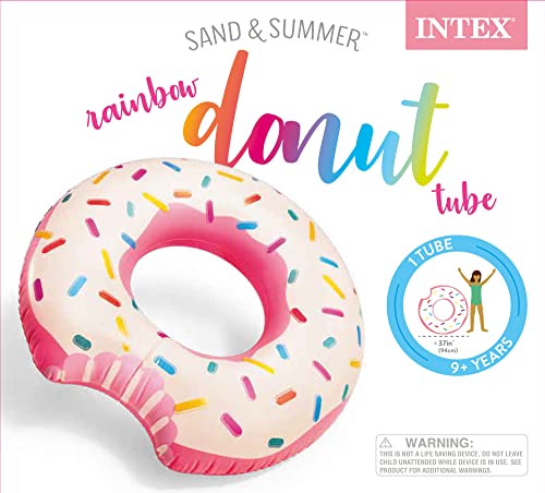 Intex Rainbow Donut Tube Inflatable Tube