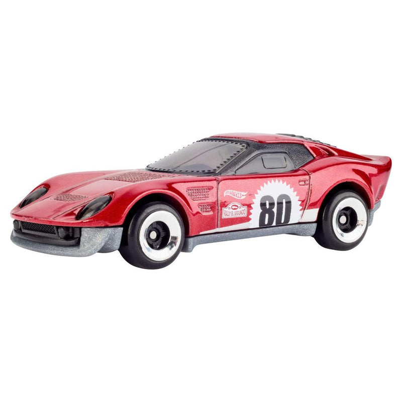 Hot Wheels Toy Cars, 5-Pack of 1:64 Scale Toy Cars with Collectible Deco & Packaging, Core Mattel 80th Anniversary Set of 5 Vehicles, Styles May Vary