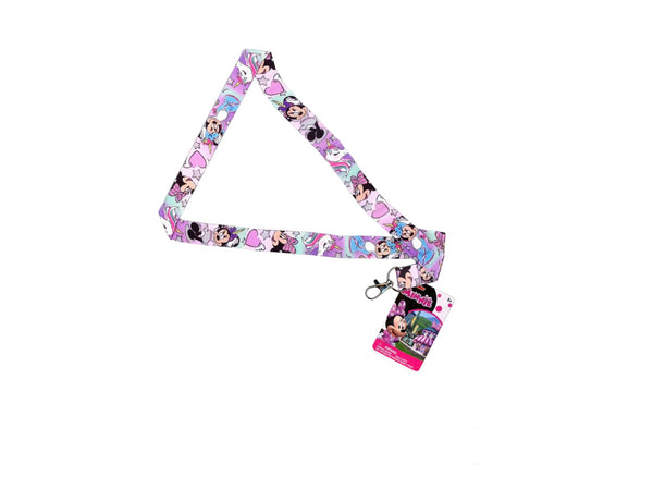 Disney Minnie Mouse Boutique Lanyard Keychain (Pink)