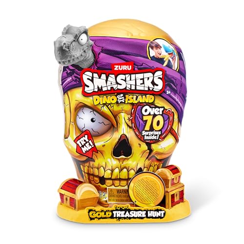 Zuru Smashers Dinosaur Dino Island Gold 70 Surprises