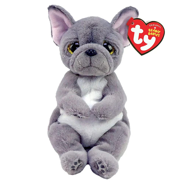 TY Beanie Bellies Collection, Beanie Babies: Wilfred Dog Gray Belly Regular
