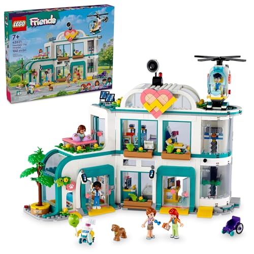 LEGO Friends Heartlake City Hospital Toy Playset, Helicopter Toy