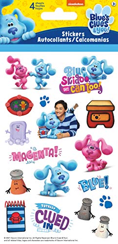 Trends International Blue's Clues Standard Sticker-4 Sheet, Multicolor