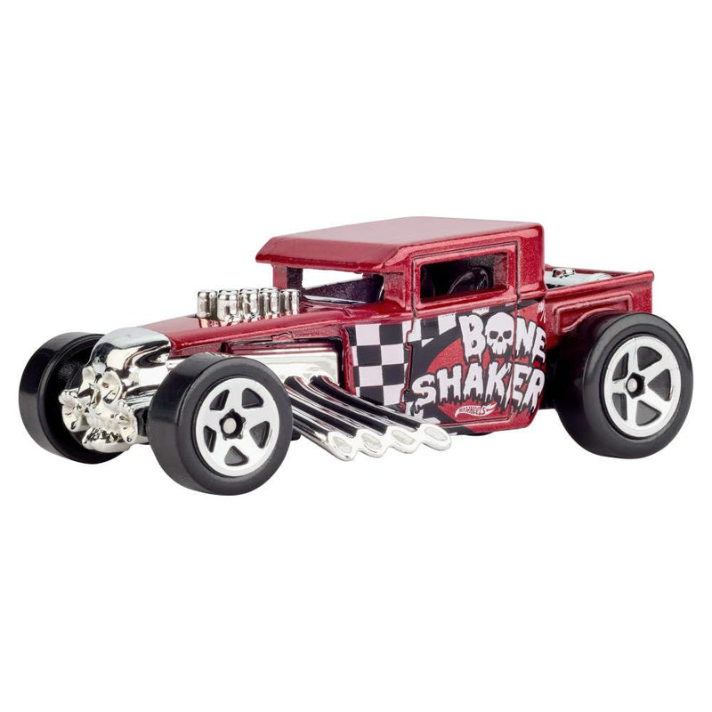 Hot Wheels Toy Cars, 5-Pack of 1:64 Scale Toy Cars with Collectible Deco & Packaging, Core Mattel 80th Anniversary Set of 5 Vehicles, Styles May Vary