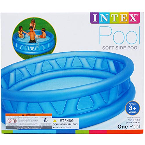 74 x 18 inches Soft Side Pool in Color Box, Age 3+