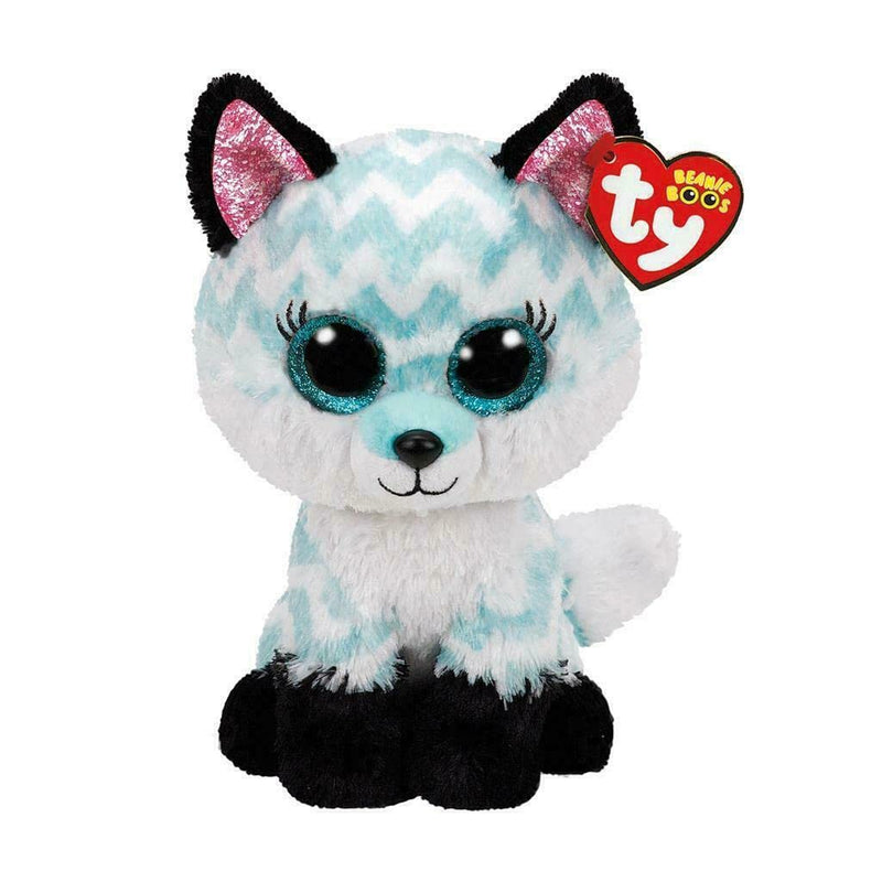 TY Beanie Boo's Collection Atlas Fox Beanie Boo Stuffed Animal, Multicolored, 15 cm