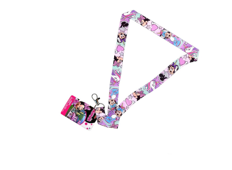 Disney Minnie Mouse Boutique Lanyard Keychain (Pink)