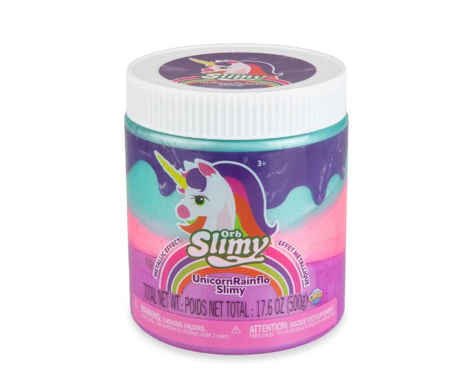 Orb Slimy Unicorn Rainflo Slimy Slime - Metallic Effect Slime
