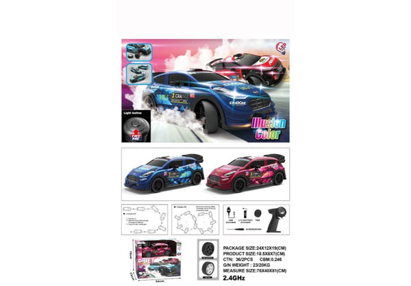Four-wheel drive drift car 1:22 Scale ,with fantasy lights and Try Me